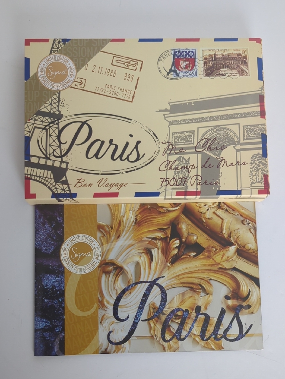 Sigma Beauty Paris Eyeshadow Palette - Gold, Blue, Cream, Tan
